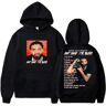 RYSXJLX Joyner Lucas Not Now I'm Busy Tour 2024 Hoodie Vrouwen Mannen Rapper Tour Merch Mode Lange Mouw Sweatshirt, Zwart, M