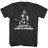 MOZCO HEHA Conan The Barbarian Mens T-Shirt Arnie Makes Stronger Schwarzenegger Movie Black Black XL Black XL