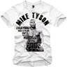 rinde T-Shirt Mike Tyson Iedereen heeft een plan HBA Pyrex Holyfield, Wit, XXL