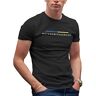 Makdi Stand with ukraine Fight Like Ukrainians Zelensky Heren Zwart T-Shirt Size M