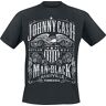 Johnny Cash Cash, Johnny Outlaw Music T-shirt zwart XXL 100% katoen Band merch, Bands