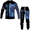 Generic 3D bedrukte hoodie heren sportswear jogging set heren sportswear set heren sportswear set, 3, L