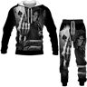 Generic Unisex Sportswear Set, 3DD bedrukte sportswear hoodie en broek set, 2, 5XL