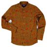 L.Bolt L. Bolt Flower Work sudain Brown Shirt, heren, bruin, M