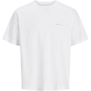 JACK & JONES Jorparos Pasen Sketch Tee Ss Crew Neck, wit (bright white), XXL JACK & JONES Jorparos Pasen Sketch Tee Ss Crew Neck, wit (bright white), XXL