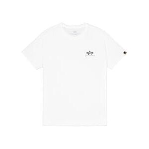 Alpha Basic T T-Shirt met Kleine logo voor mannen White Alpha Basic T T-Shirt met Kleine logo voor mannen White