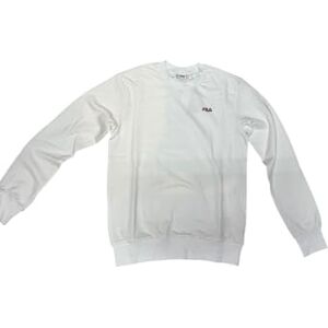 FILA LEVERANO Regular Crew Sweat-Bright White-M, wit (bright white), M FILA LEVERANO Regular Crew Sweat-Bright White-M, wit (bright white), M