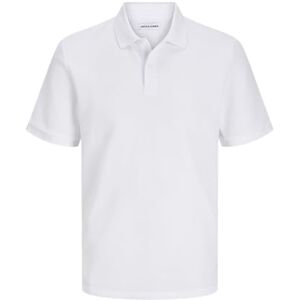JACK & JONES JJEAUSTIN Polo SS NOOS, Wit/detail: klassiek, S JACK & JONES JJEAUSTIN Polo SS NOOS, Wit/detail: klassiek, S