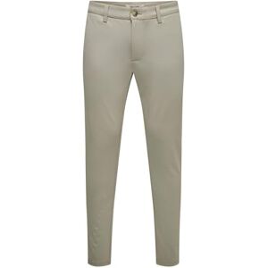 Only & Sons heren chino broek, khaki (vintage khaki), 28W x 32L Only & Sons heren chino broek, khaki (vintage khaki), 28W x 32L