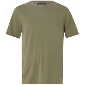 Tommy Hilfiger Ess Seasonal Reg Fit Solid Tee Mw0mw39995 T-shirt S/S, groen (gevechtsgroen), M, heren, Groen (Battle Green), M Tommy Hilfiger Ess Seasonal Reg Fit Solid Tee Mw0mw39995 T-shirt S/S, groen (gevechtsgroen), M, heren, Groen (Battle Green), M