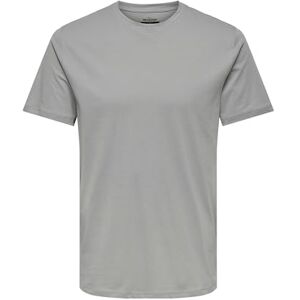 Only & Sons Onsmax Life SS Stitch Tee Noos, Ultimate Grey, XXL Only & Sons Onsmax Life SS Stitch Tee Noos, Ultimate Grey, XXL