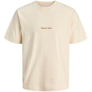 JACK & JONES Jornorrebro Emb Tee Ss Crew Neck Noos, antiek wit., XL JACK & JONES Jornorrebro Emb Tee Ss Crew Neck Noos, antiek wit., XL