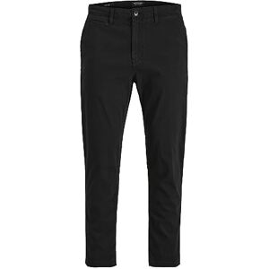 JACK & JONES Chinobroek voor heren, taps toelopende chino, zwart, 36W / 34L JACK & JONES Chinobroek voor heren, taps toelopende chino, zwart, 36W / 34L