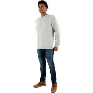 Tommy Jeans Heren TJM REG S FLAG FLEECE CREW DM0DM20741PJ4002 Pullover Sweatshirt, Grijs (Silver Grey Heather), S, Grijs (Zilvergrijs Heather), S Tommy Jeans Heren TJM REG S FLAG FLEECE CREW DM0DM20741PJ4002 Pullover Sweatshirt, Grijs (Silver Grey Heather), S, Grijs (Zilvergrijs Heather), S