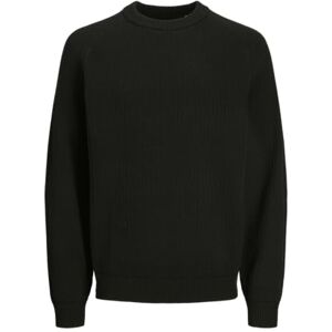 JACK & JONES Jorace Knit Crew Neck BF, zwart, M JACK & JONES Jorace Knit Crew Neck BF, zwart, M