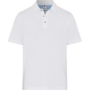 Brax Heren Style Pete Hi-Flex Pique Pique Pima Cotton Basic Poloshirt, wit, M Brax Heren Style Pete Hi-Flex Pique Pique Pima Cotton Basic Poloshirt, wit, M
