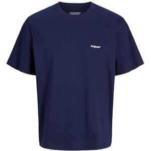 JACK & JONES T-shirt met print op de rug, Ocean Cavern, M JACK & JONES T-shirt met print op de rug, Ocean Cavern, M