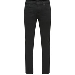 Only & Sons Onsloom Black Dcc 0448 Noos Slim jeans heren, zwart (black denim), 32W / 30L Only & Sons Onsloom Black Dcc 0448 Noos Slim jeans heren, zwart (black denim), 32W / 30L