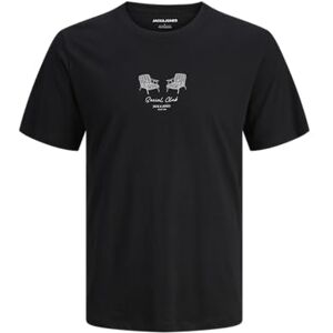 JACK & JONES Jjkai Tee Ss Crew Neck, zwart, M JACK & JONES Jjkai Tee Ss Crew Neck, zwart, M