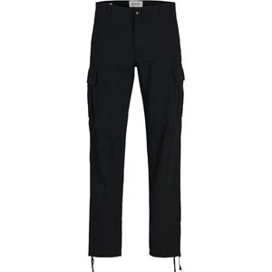 JACK & JONES Jpstkane Jjbarkley Cargo Pant Noos cargobroek voor heren, zwart, 32W x 32L JACK & JONES Jpstkane Jjbarkley Cargo Pant Noos cargobroek voor heren, zwart, 32W x 32L
