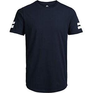 JACK & JONES Heren T-shirt gestreept ronde hals T-shirt, blauw (Navy Blazer Fit: reg), S JACK & JONES Heren T-shirt gestreept ronde hals T-shirt, blauw (Navy Blazer Fit: reg), S