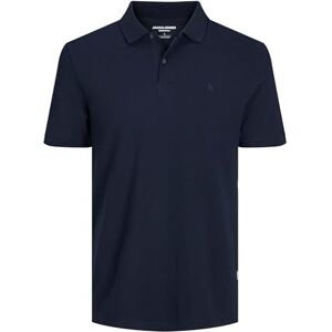 JACK & JONES Jjebasic Polo Ss Noos Poloshirt voor heren, Blauw, XXL JACK & JONES Jjebasic Polo Ss Noos Poloshirt voor heren, Blauw, XXL
