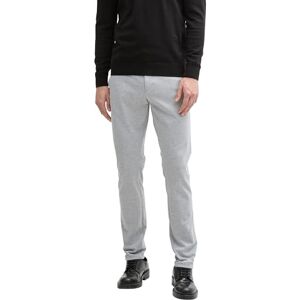 TOM TAILOR Heren Jersey Travis Slim Fit Chino Broek, 12035 Grey Heather Melange, 33W / 36L TOM TAILOR Heren Jersey Travis Slim Fit Chino Broek, 12035 Grey Heather Melange, 33W / 36L