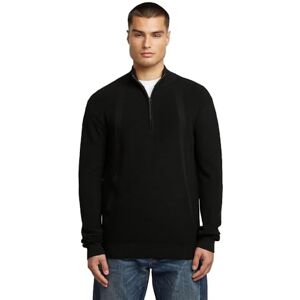 G-STAR 8719965012981 Structuur Half Zip Knit, Zwart (Dk Black D26726-c868-6484), S G-STAR 8719965012981 Structuur Half Zip Knit, Zwart (Dk Black D26726-c868-6484), S