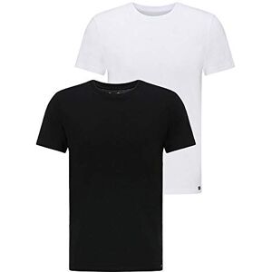 Lee Mens Twin Pack Crew T-shirts, zwart wit, XL Lee Mens Twin Pack Crew T-shirts, zwart wit, XL