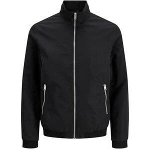 JACK & JONES JJERUSH HARRINGTON BOMBER jas/jack heren,Zwart,S JACK & JONES JJERUSH HARRINGTON BOMBER jas/jack heren,Zwart,S