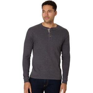 Hanes Heren T-shirts, BeefyT Henley Shirts, Heren Katoen Lange Mouwen Shirts, Leisteen Heather, 3XL Hanes Heren T-shirts, BeefyT Henley Shirts, Heren Katoen Lange Mouwen Shirts, Leisteen Heather, 3XL