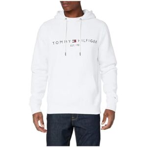 Tommy Hilfiger Tommy Logo Hoody Mw0mw11599 heren Hoodies,Wit (wit),XL Tommy Hilfiger Tommy Logo Hoody Mw0mw11599 heren Hoodies,Wit (wit),XL
