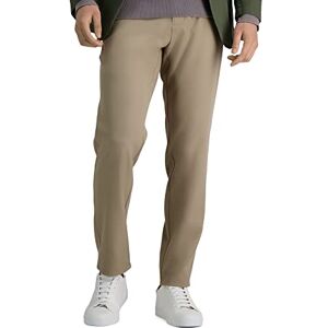 Haggar Active Slim Fit Flat Front Supreme Flex Waistband Pant Onderbroek voor heren, Buff Beige, 34W x 29L Haggar Active Slim Fit Flat Front Supreme Flex Waistband Pant Onderbroek voor heren, Buff Beige, 34W x 29L