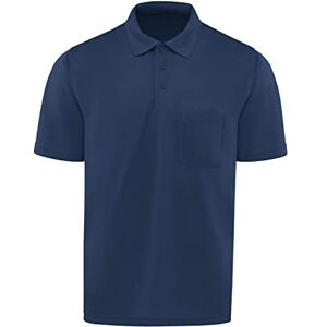 Red Kap Men's Short Sleeve Knit Performance Polo, Navy, Small Red Kap Men's Short Sleeve Knit Performance Polo, Navy, Small