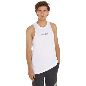 Tommy Jeans Heren TJM REG TJ vlag tank TOP EXT, wit, XXL, Wit, XXL Tommy Jeans Heren TJM REG TJ vlag tank TOP EXT, wit, XXL, Wit, XXL