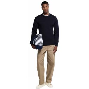 Armor-lux Armor Lux, Effen marinetrui "Fouesnant" voor heren, Blauw, L Armor-lux Armor Lux, Effen marinetrui "Fouesnant" voor heren, Blauw, L