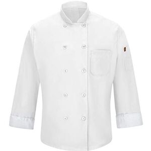 Red Kap mens Long Sleeve Ten Button With Mimix and Oilblok Chef Coat, White, 4X-Large US Red Kap mens Long Sleeve Ten Button With Mimix and Oilblok Chef Coat, White, 4X-Large US