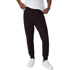 Hanes Joggingbroek van katoenen jersey voor heren, gebreid, met zakken, strakke manchetten en rechte pijpen, Zwart, M Hanes Joggingbroek van katoenen jersey voor heren, gebreid, met zakken, strakke manchetten en rechte pijpen, Zwart, M