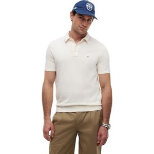 Tommy Hilfiger Heren ESSENTIAL KATOEN GEBREIDE POLO MW0MW37396 S/S Polo, Geel, S, Geel (ivoorbloemblaadje), S Tommy Hilfiger Heren ESSENTIAL KATOEN GEBREIDE POLO MW0MW37396 S/S Polo, Geel, S, Geel (ivoorbloemblaadje), S