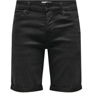 Only & Sons ONLY and SONS Ply Life Reg Korte broek zwart M 72% katoen, 26% polyester, 2% elastaan Street wear Only & Sons ONLY and SONS Ply Life Reg Korte broek zwart M 72% katoen, 26% polyester, 2% elastaan Street wear