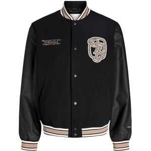 JACK & JONES Jormeadows College Bomber Jacket Sn, zwart, x_l, zwart, XL JACK & JONES Jormeadows College Bomber Jacket Sn, zwart, x_l, zwart, XL