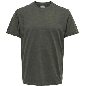 Only & Sons Onsmax Life Ss Stitch Tee Noos, roze., XS Only & Sons Onsmax Life Ss Stitch Tee Noos, roze., XS