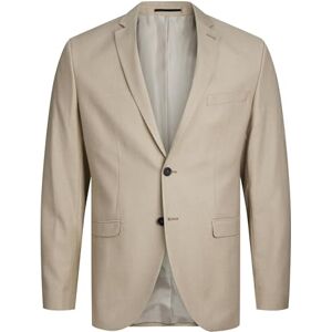 JACK & JONES JPRSOLARIS Super Slim Fit Blazer voor mannen, enkele rij knopen, Pure kasjmier, 56 JACK & JONES JPRSOLARIS Super Slim Fit Blazer voor mannen, enkele rij knopen, Pure kasjmier, 56