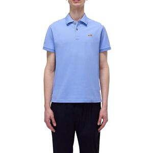 Napapijri Man Ruggy poloshirt met korte mouwen BLAUWE BLOEM XL Napapijri Man Ruggy poloshirt met korte mouwen BLAUWE BLOEM XL