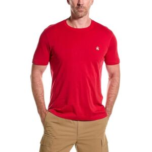 Brooks Brothers Supima katoenen T-shirt met korte mouwen en ronde hals voor heren, Rood, L Brooks Brothers Supima katoenen T-shirt met korte mouwen en ronde hals voor heren, Rood, L