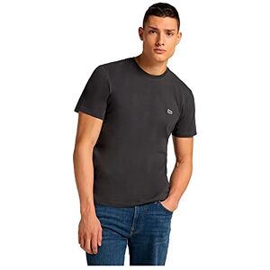 Lee Mens Patch Logo Tee T-Shirt, Washed Black, S Lee Mens Patch Logo Tee T-Shirt, Washed Black, S