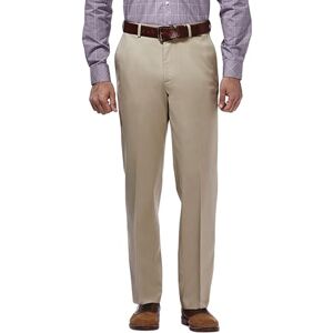 Haggar B&T Premium No Iron Khaki Classic Fit Flat Front Casual Pant onderbroek Haggar B&T Premium No Iron Khaki Classic Fit Flat Front Casual Pant onderbroek