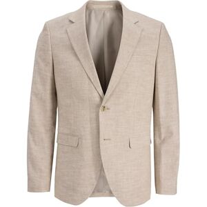 JACK & JONES Jprriviera Linen Blazer Slim Fit SN Herenjas, beige/pasvorm: slim fit, 44 NL JACK & JONES Jprriviera Linen Blazer Slim Fit SN Herenjas, beige/pasvorm: slim fit, 44 NL
