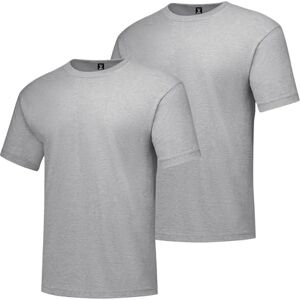 Hanes Men's Short Sleeve Beefy-T (Pack of 2), Light Steel, 3X-Large Hanes Men's Short Sleeve Beefy-T (Pack of 2), Light Steel, 3X-Large