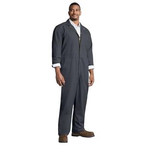 Red Kap Men's Tall Size Twill Action Back Coverall, Charcoal, 48 Long Red Kap Men's Tall Size Twill Action Back Coverall, Charcoal, 48 Long